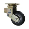 6" Balloon Rubber Spring-Loaded Swivel Caster
