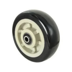 6" Black Polyurethane Wheel