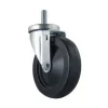 5" Black Rubber Swivel Caster