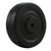 4" Black Rubber Wheel
