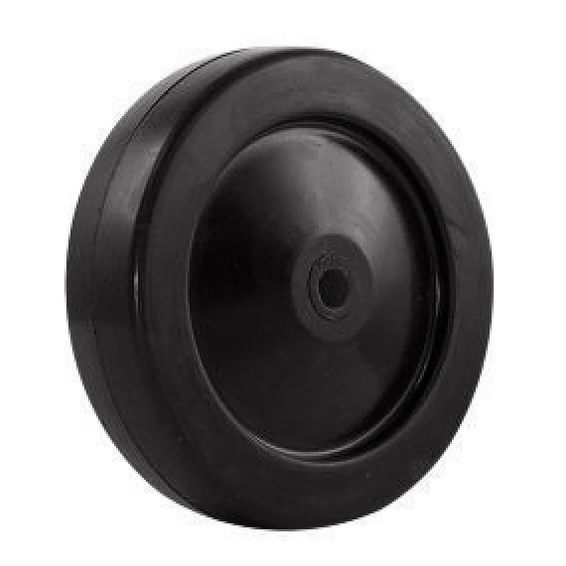 5" Black Rubber Wheel
