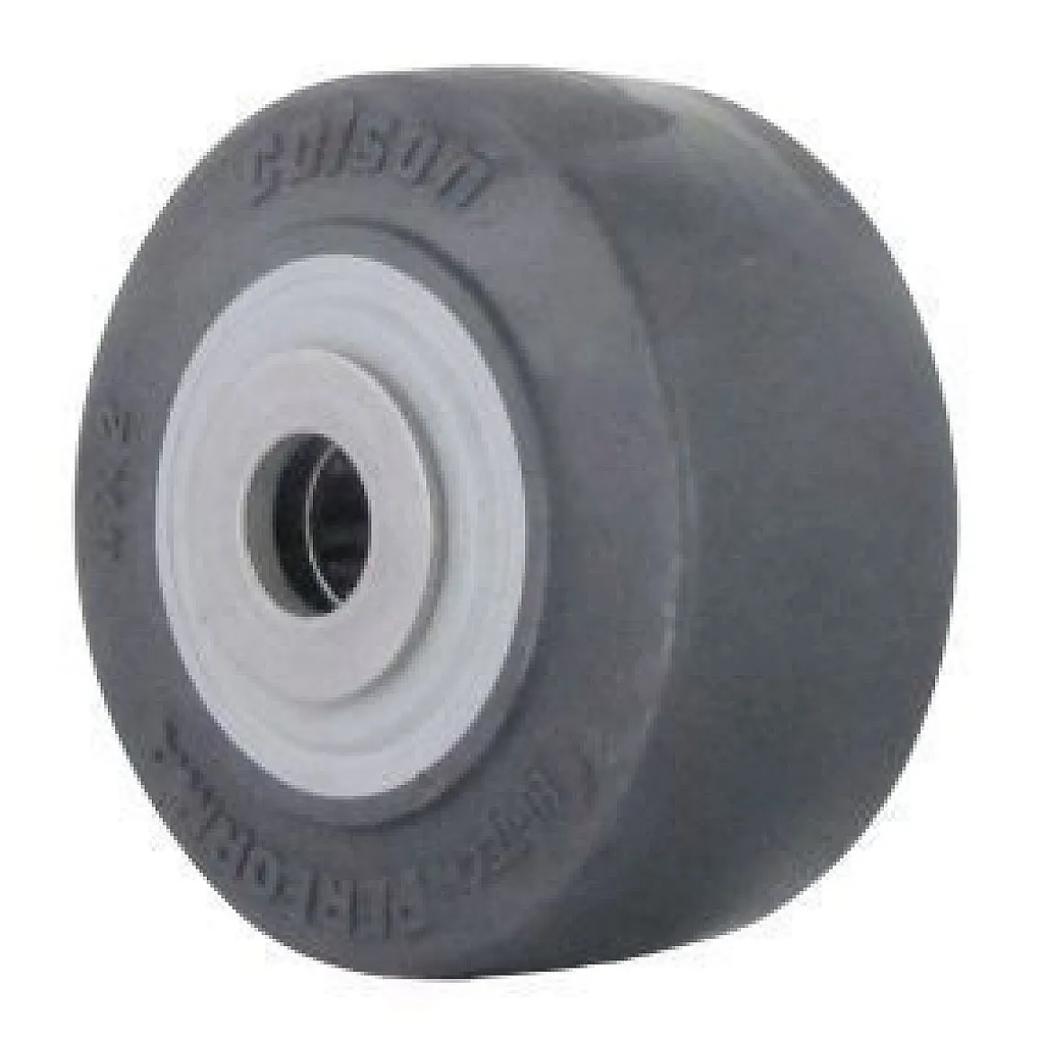 4" Black Thermoplastic Rubber Wheel