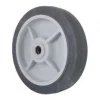 8" Black Thermoplastic Rubber Wheel