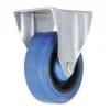 4" Blickle Blue Elastomer Rigid Caster