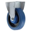 5" Blue Elastomer Rigid Caster