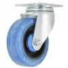 4" Blue Elastomer Swivel Caster