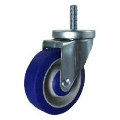 4" Blue Thermoplastic Rubber Swivel Caster