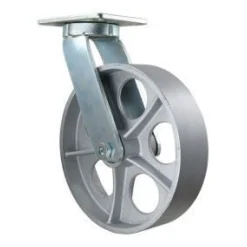 12" Cast Iron Kingpinless Swivel Caster