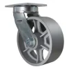 8" Cast Iron Kingpinless Swivel Caster