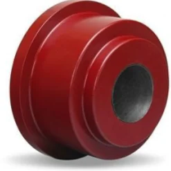 3-1/2" Cast Iron Single Flanged Track Wheel