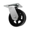 6" Cast Iron V-Groove Swivel Caster