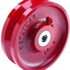 10" Cast Iron V-Groove Wheel
