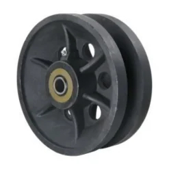 8" Cast Iron V-Groove Wheel