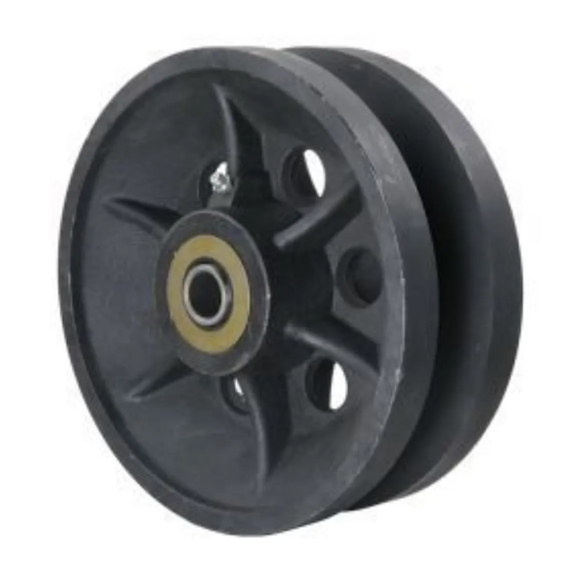 8" Cast Iron V-Groove Wheel