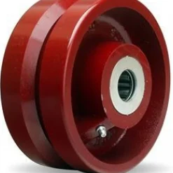 6" Cast Iron V-Groove Wheel