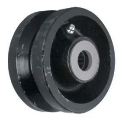 4" Cast Iron V-Groove Wheel