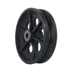 8" Cast Iron V-Groove Wheel