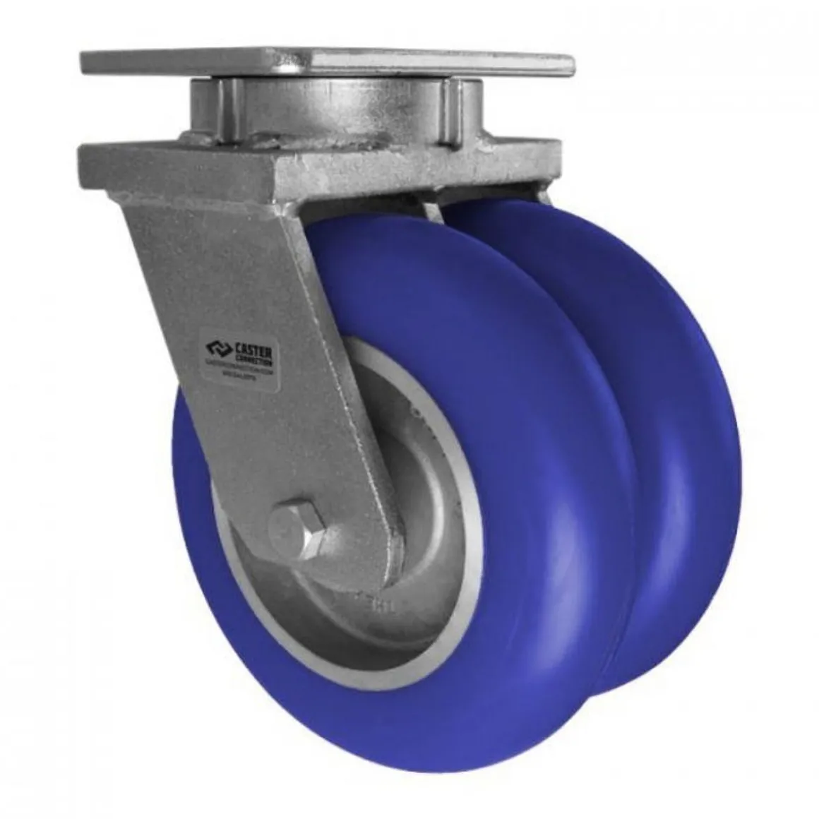 8" CC Apex Dual-Wheel Kingpinless Swivel Caster