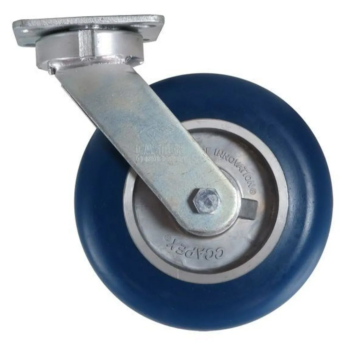 8" CC Apex ESD Kingpinless Swivel Caster with Extended Swivel Lead