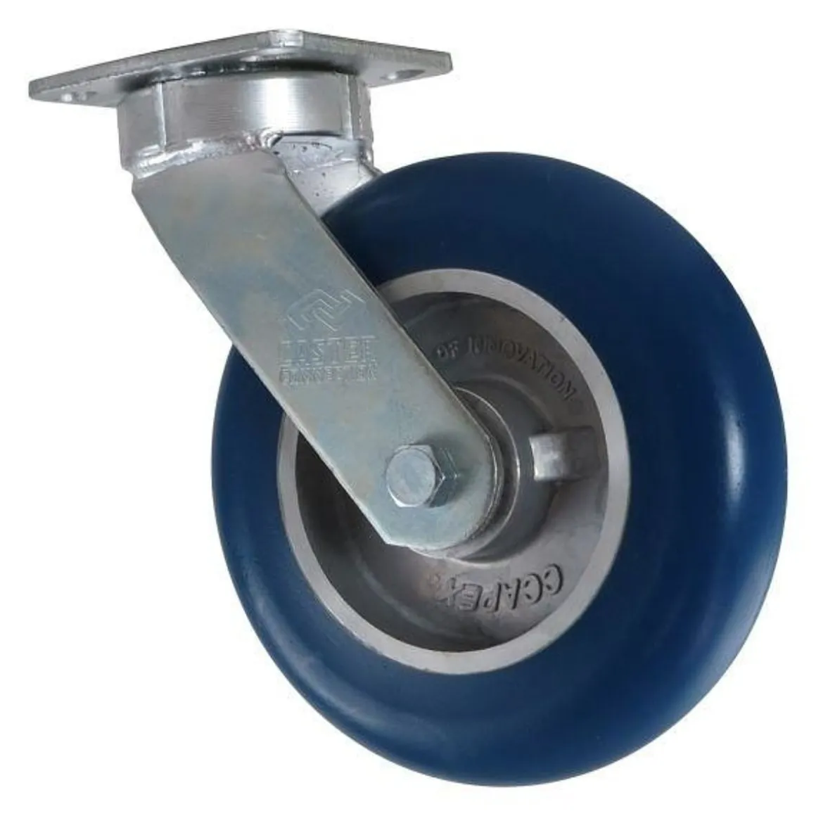 8" CC Apex ESD Kingpinless Swivel Caster with Extended Swivel Lead