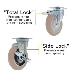 4" CC Apex ESD Swivel Caster