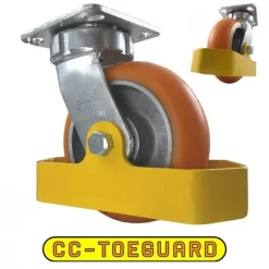 6" CC Apex Extended-Lead Kingpinless Swivel Caster
