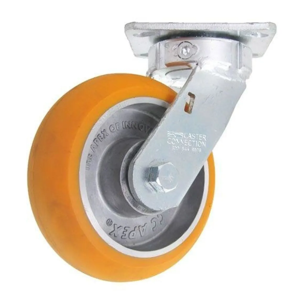6" CC Apex Extended-Lead Kingpinless Swivel Caster