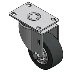 3" CC Apex Gray Swivel Caster
