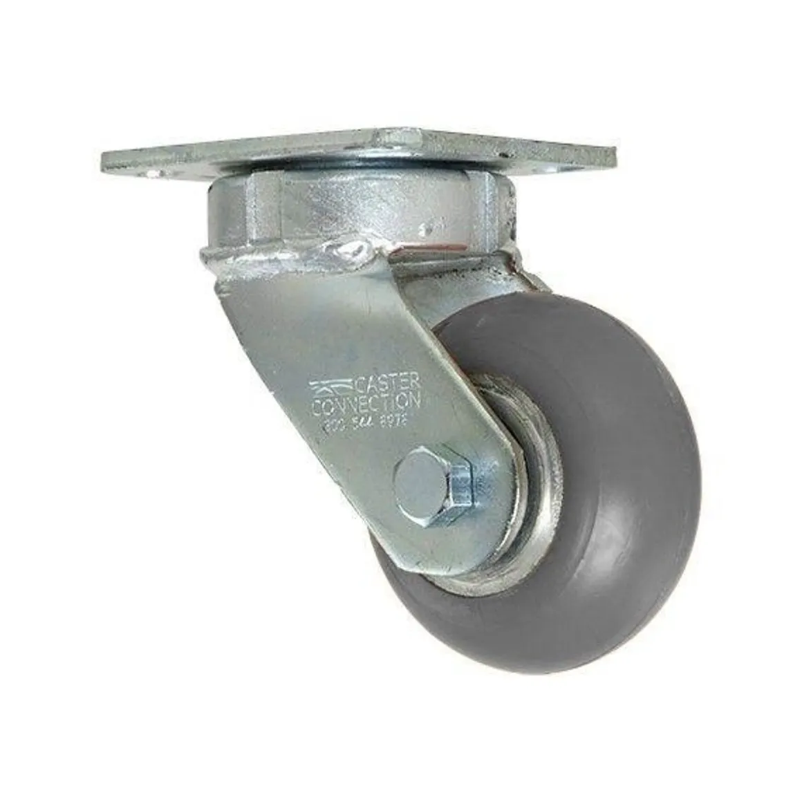 4" CC Apex Kingpinless Swivel Caster w/ Extended Swivel Lead