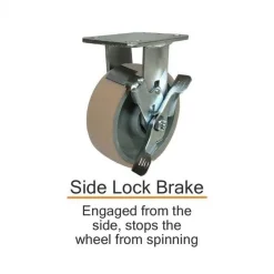 6" CC Apex Rigid Caster