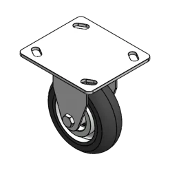 4" CC Apex Rigid Caster