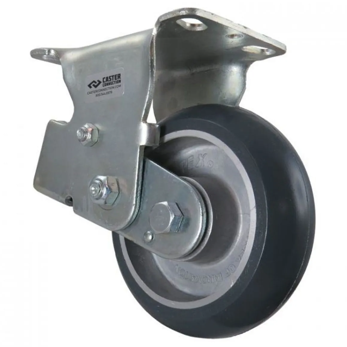 6" CC Apex Spring-Loaded Rigid Caster