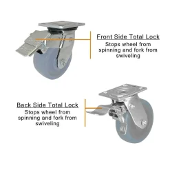 6" CC Apex Swivel Caster