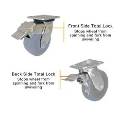 6" CC Apex Swivel Caster