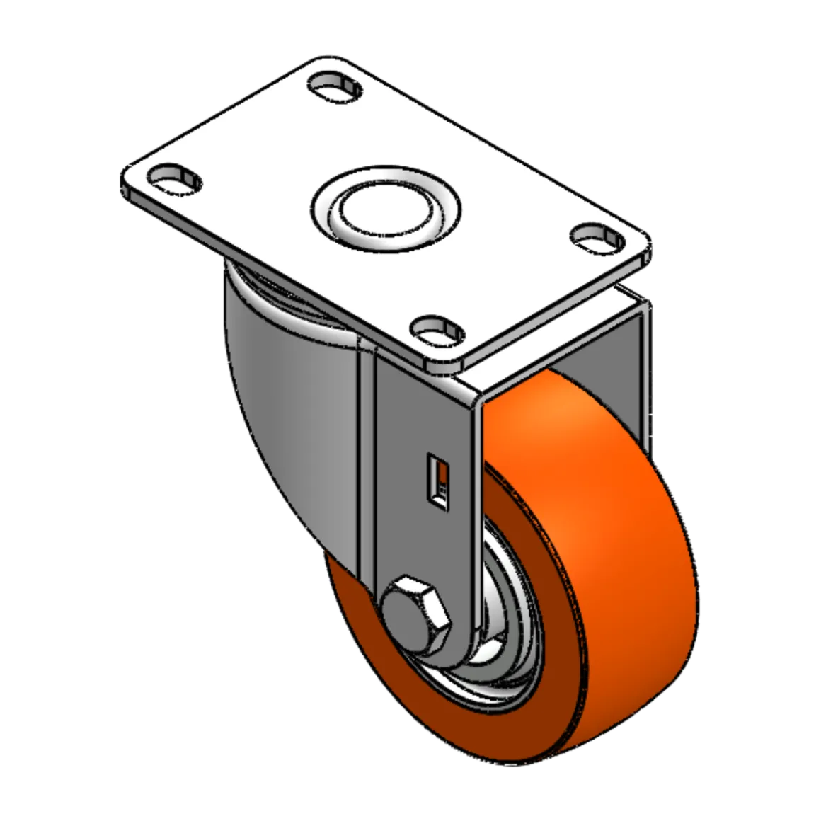 3" CC Apex Swivel Caster