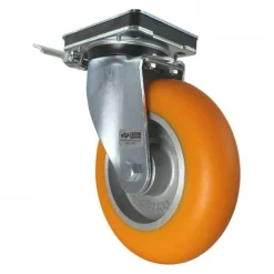 8" CC Apex Swivel Caster w/ Ideal-Stop Brake