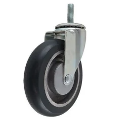 5" CC Apex Threaded-Stem Swivel Caster