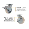 5" CC Apex Threaded-Stem Swivel Caster