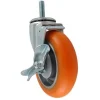 5" CC Apex Threaded-Stem Swivel Caster
