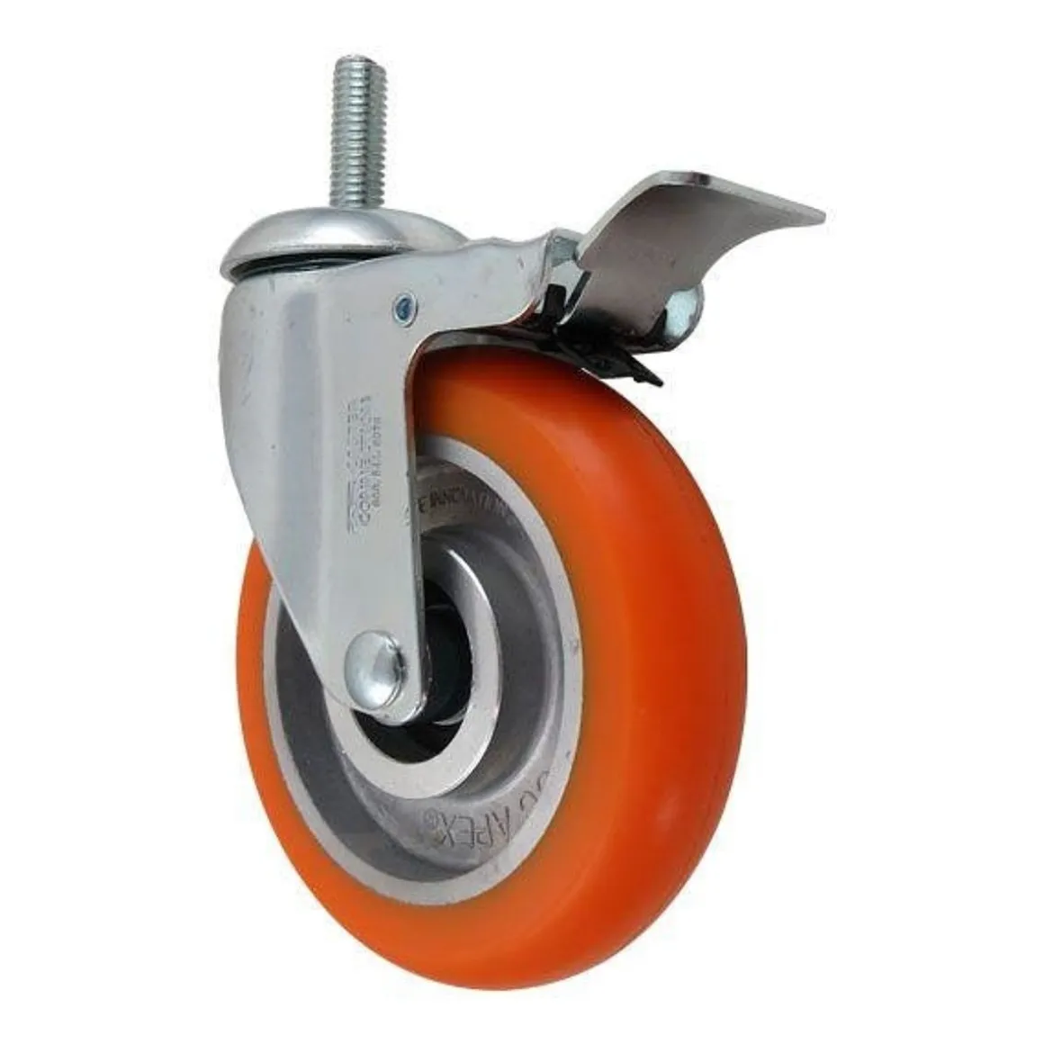 5" CC Apex Threaded-Stem Swivel Caster