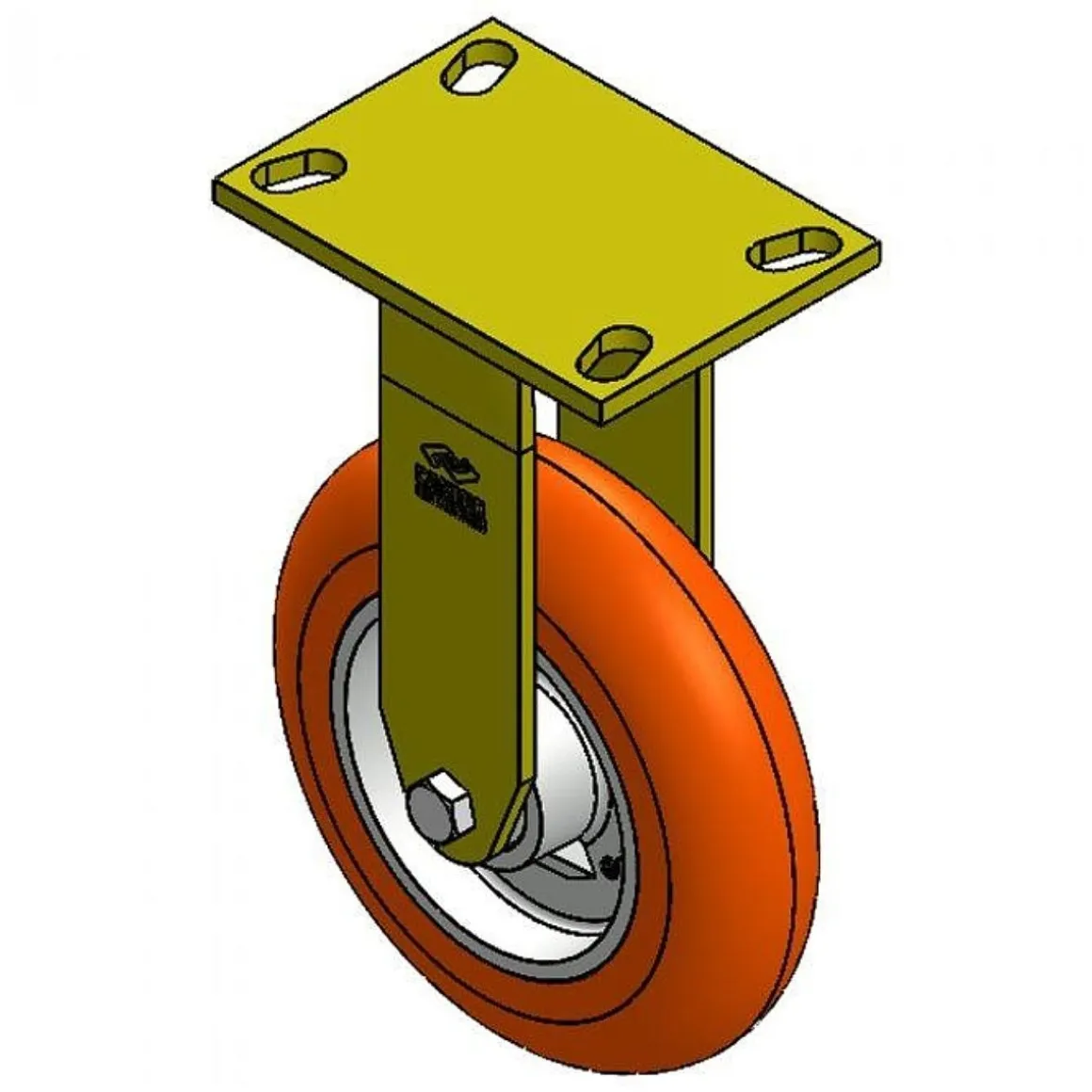 8" CC Axis Rigid CC Apex Caster