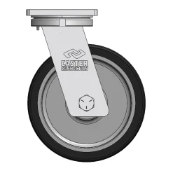 12" CC Dynamo 95A Heavy Duty Forged Kingpin Swivel Caster
