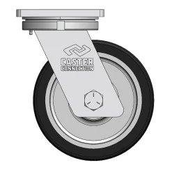 10" CC Dynamo 95A Heavy Duty Forged Kingpin Swivel Caster