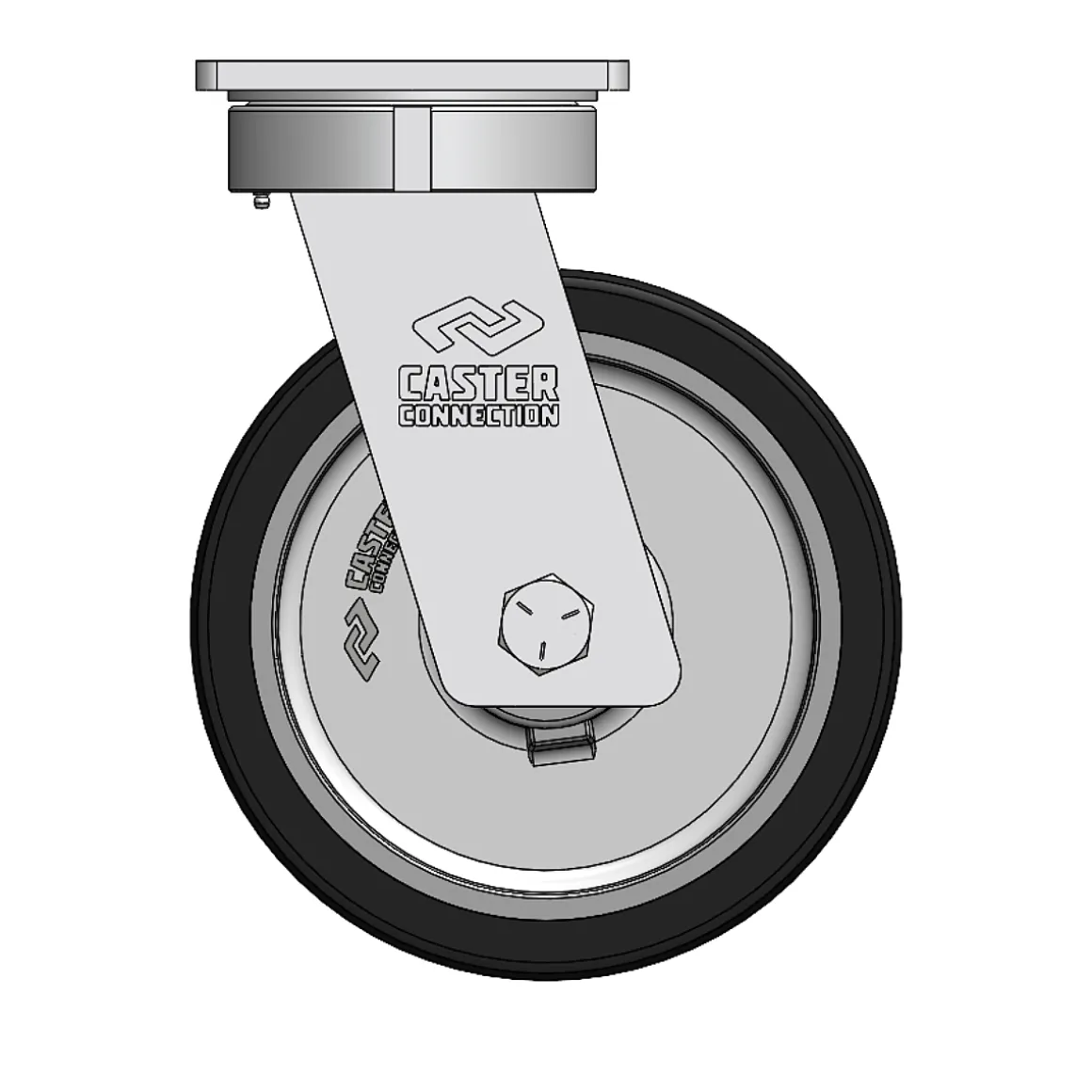 12" CC Dynamo 95A Heavy Duty Kingpinless Swivel Caster