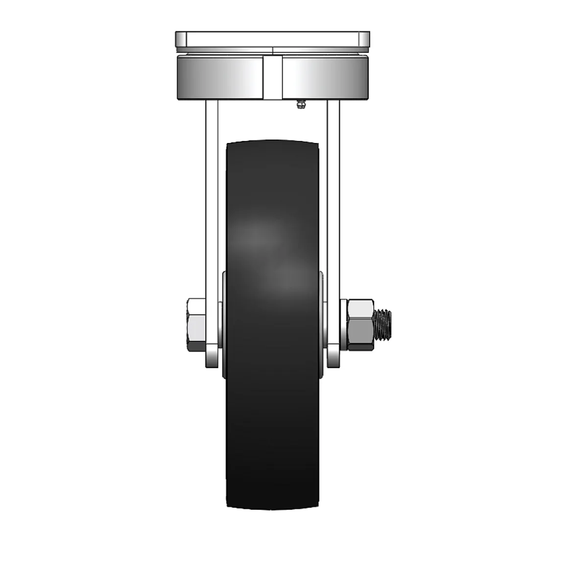 12" CC Dynamo 95A Heavy Duty Kingpinless Swivel Caster