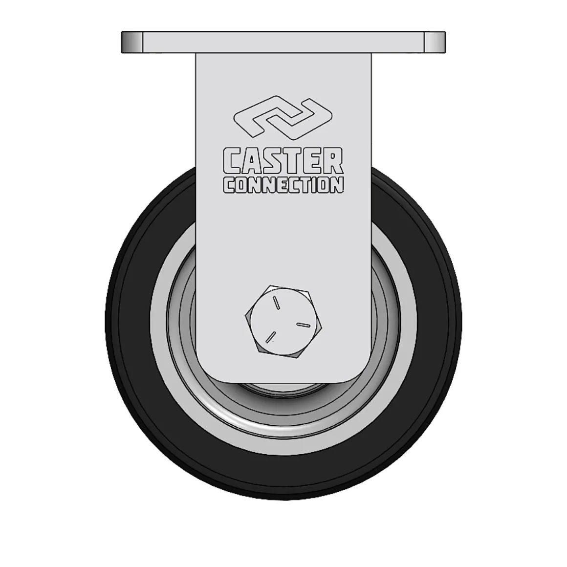 8" CC Dynamo 95A Heavy Duty Rigid Caster