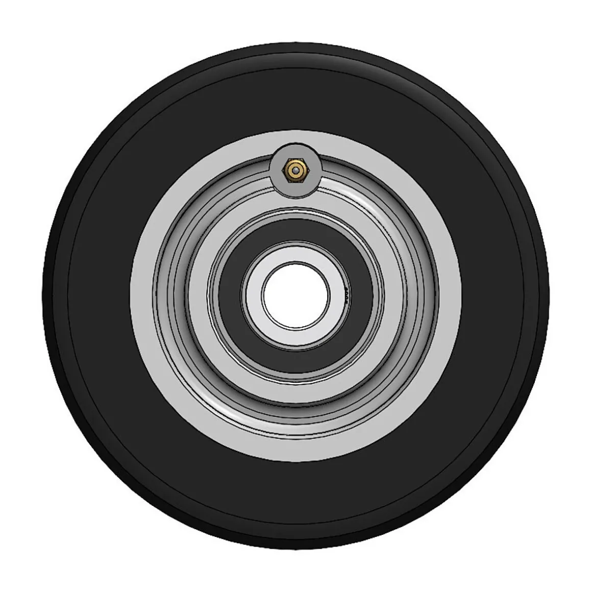 6" CC Dynamo (95A) Heavy Duty Wheel with Top Hats