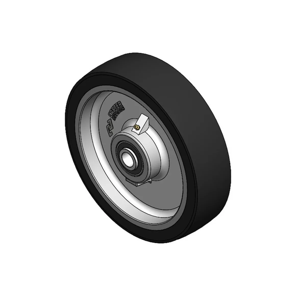 12" CC Dynamo (95A) Heavy Duty Wheel with Top Hats