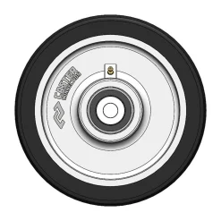 10" CC Dynamo (95A) Heavy Duty Wheel with Top Hats
