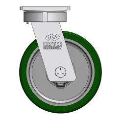 12" CC Dynamo 70D Heavy Duty Kingpinless Swivel Caster
